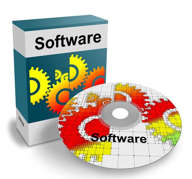 generic software box with a CD labelled software